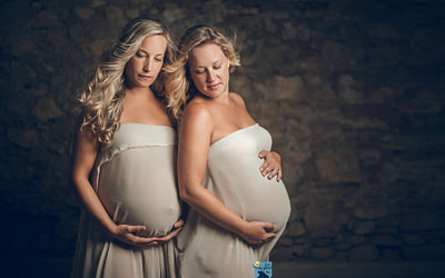 Fotos a hermanas embarazadas en Figueres
