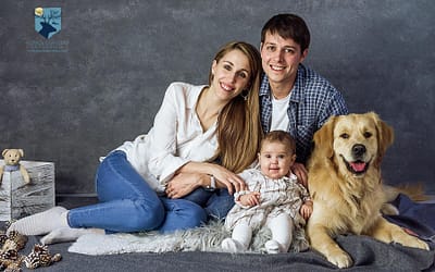 Fotos de familia y perro en Figueres (Girona)