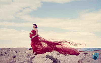 Fotos de embarazo en la playa (Girona)